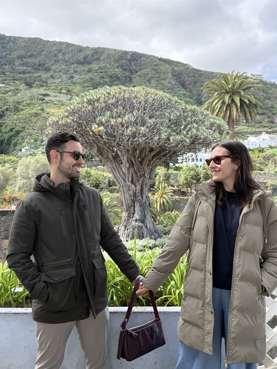 Marcos y Eva de viaje